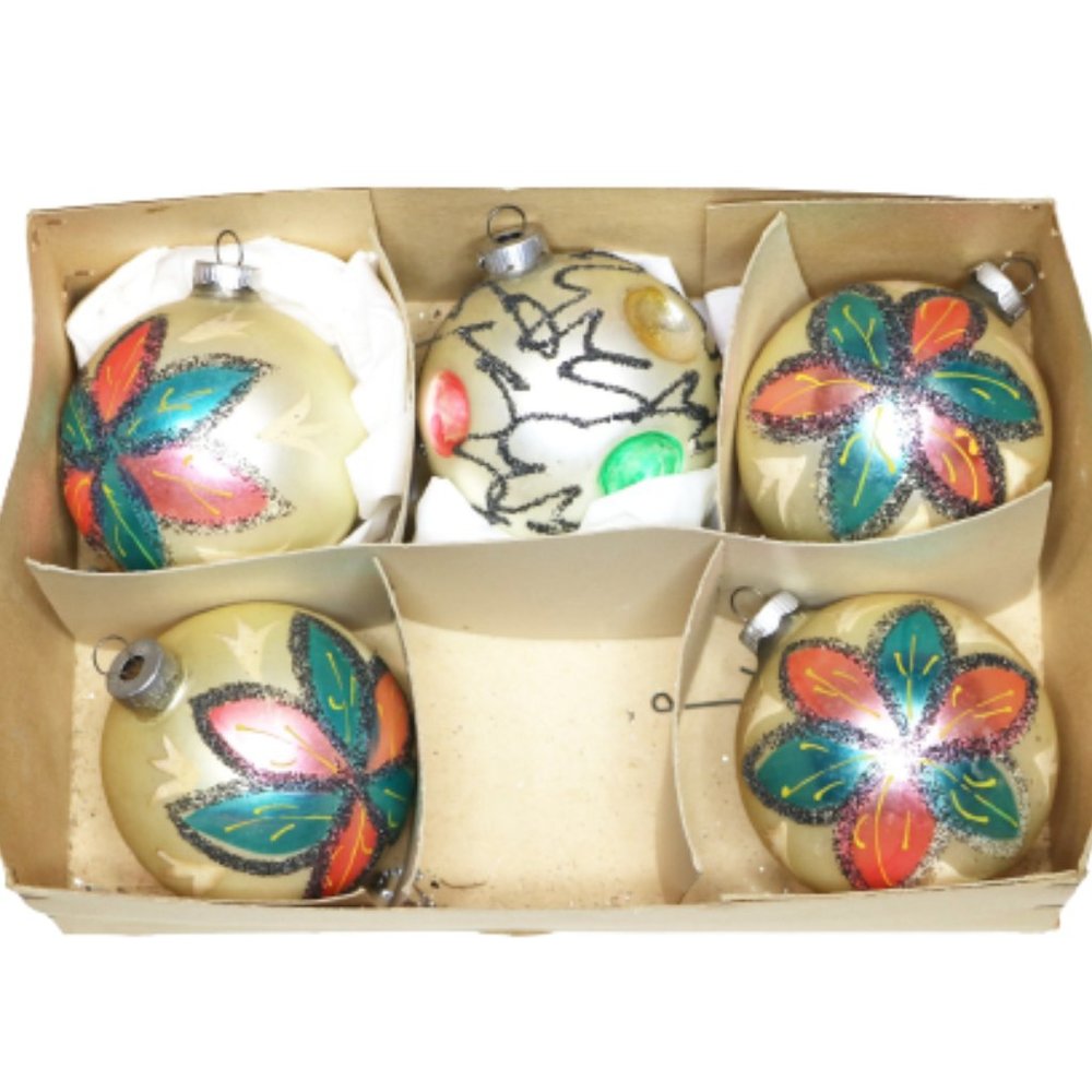 Vintage West Germany Ornaments